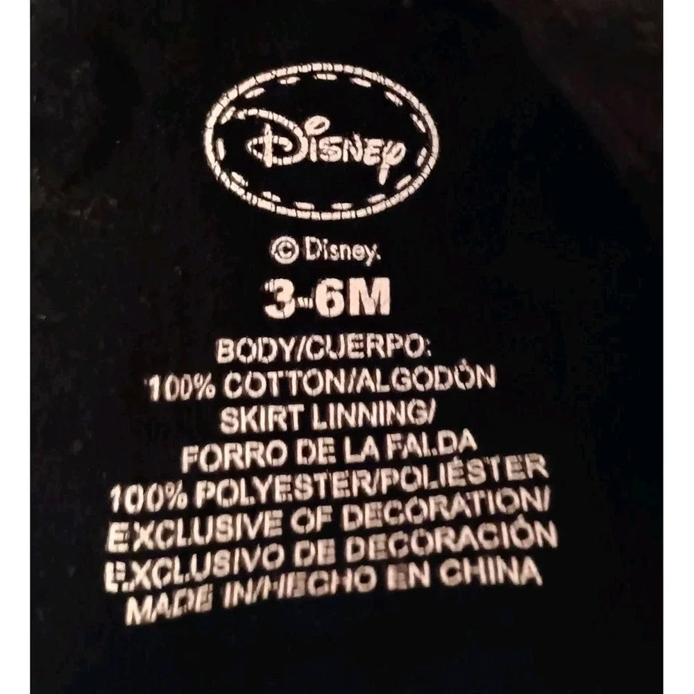 Disney Baby Bambi Velvet Embroidered 3-6 Mths 2 Piece‎ Dress Vintage Y2K
